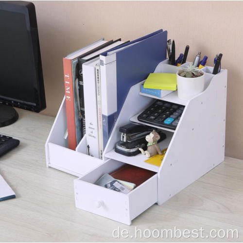 Buchhalter Desktop-Organizer Vertikaler Ordner mit Bleistift